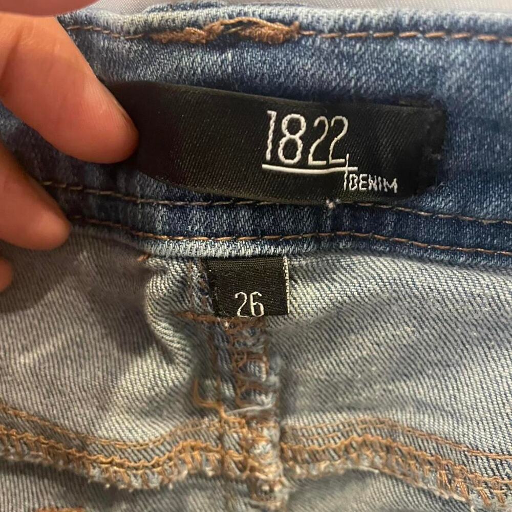 1822 low rise blue denim - Picture 5 of 5